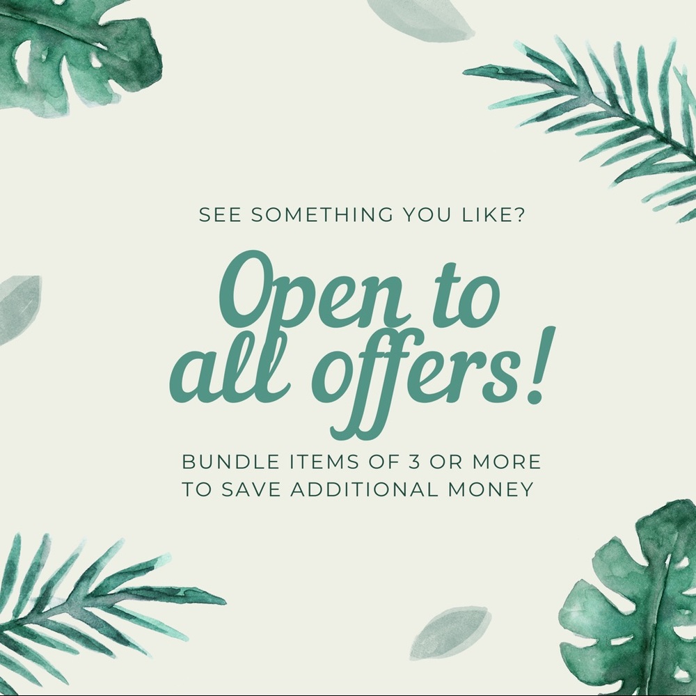 Open to all offers!